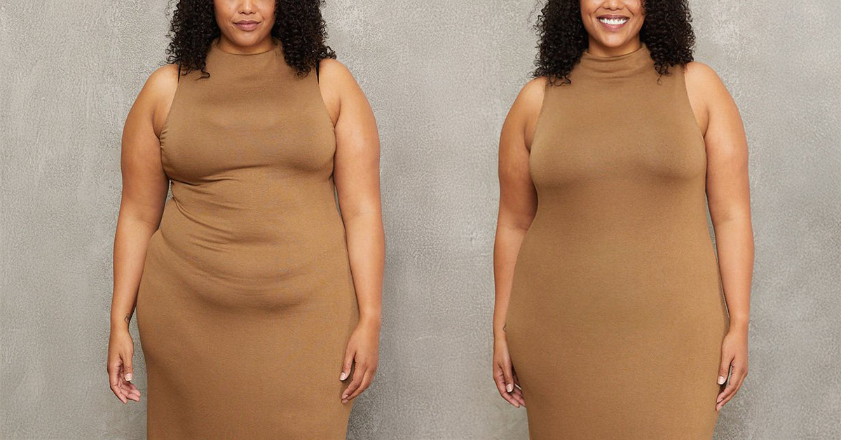 Body Shaper before and after