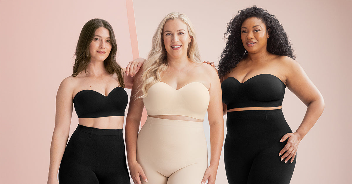 New: Shapermint Essentials Sweetheart Wireless Strapless Bra