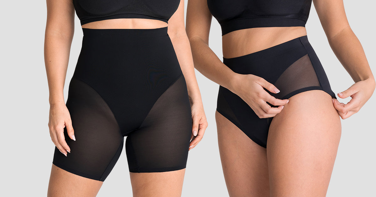 New: Shapermint Essentials Everyday Empower High-Waisted Mesh Shaper Shorts and Panty
