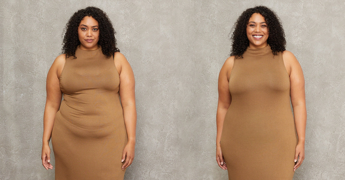 Body Shaper before and after