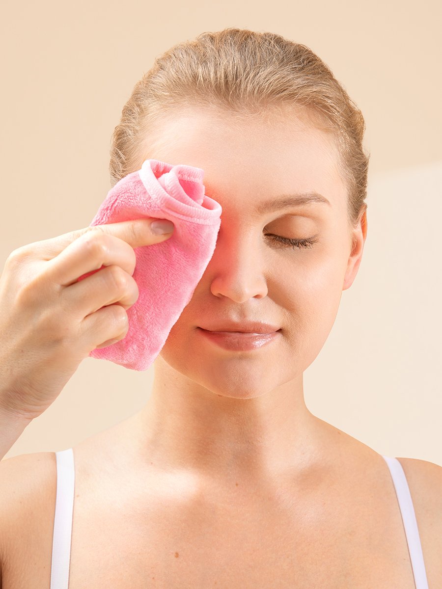 Pink Makeup Remover Cloth