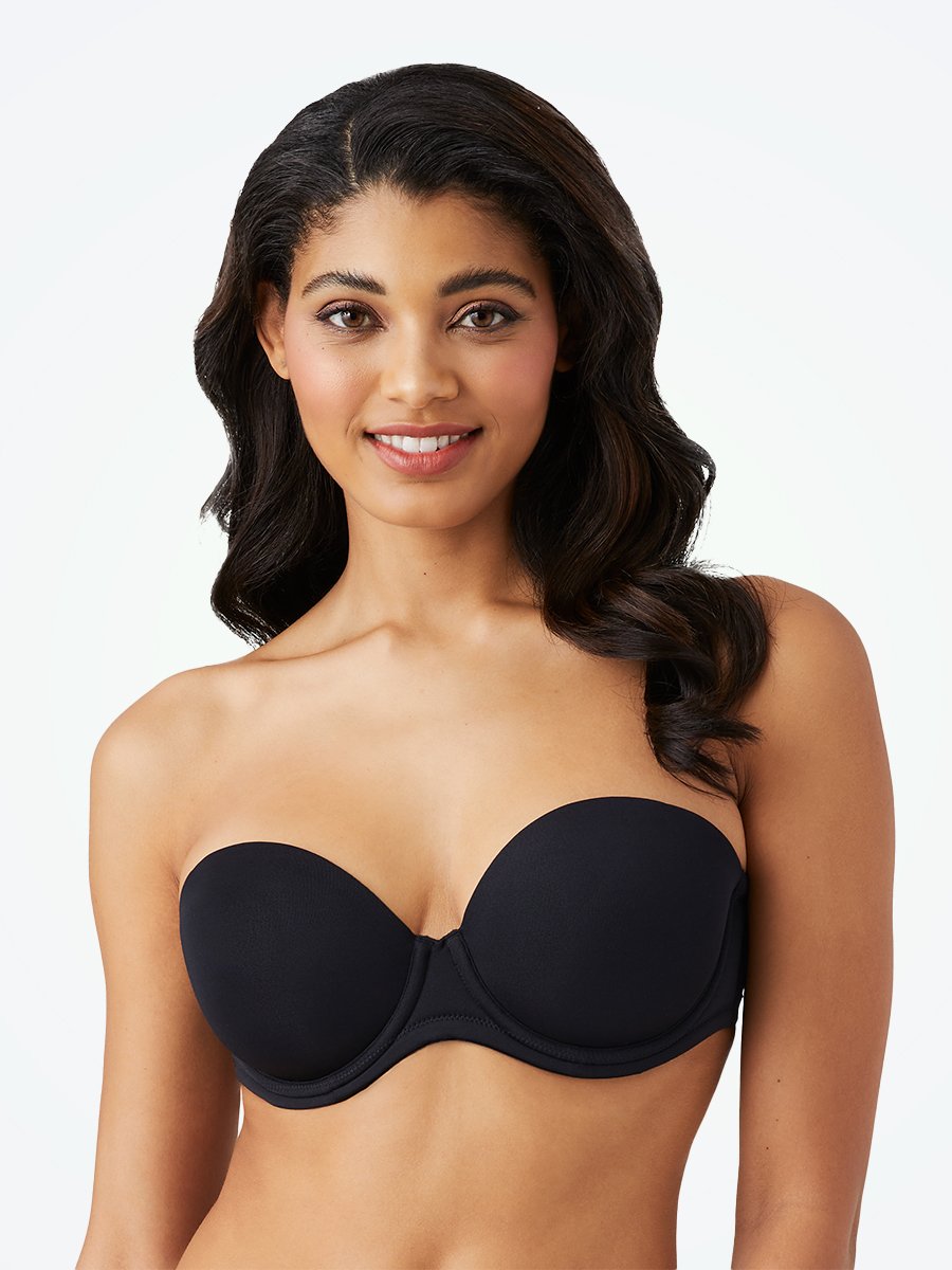 Wacoal Black Red Carpet Strapless Full Busted Underwire Bra