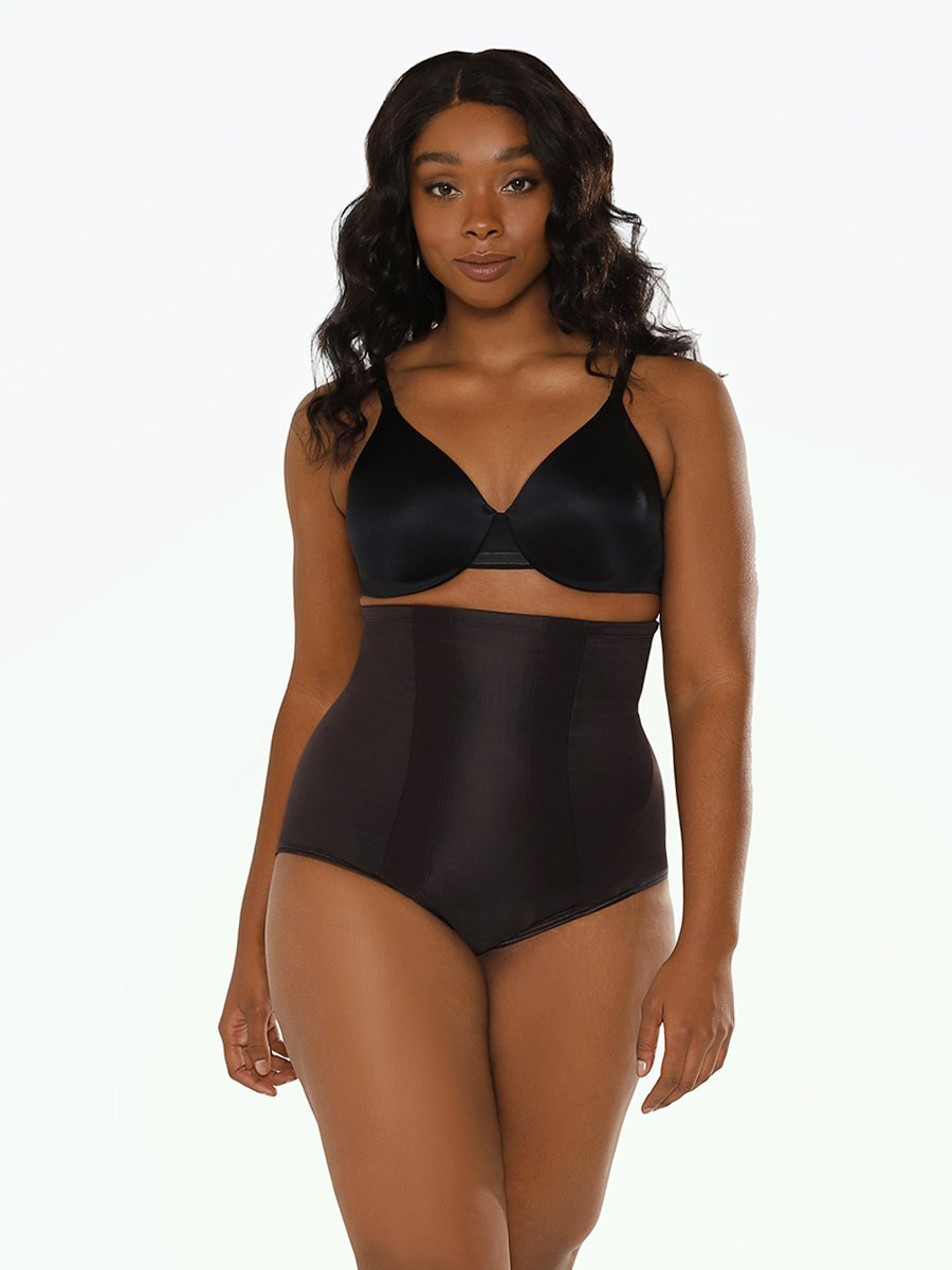 Miraclesuit Shape with an Edge Hi-Waist Brief black