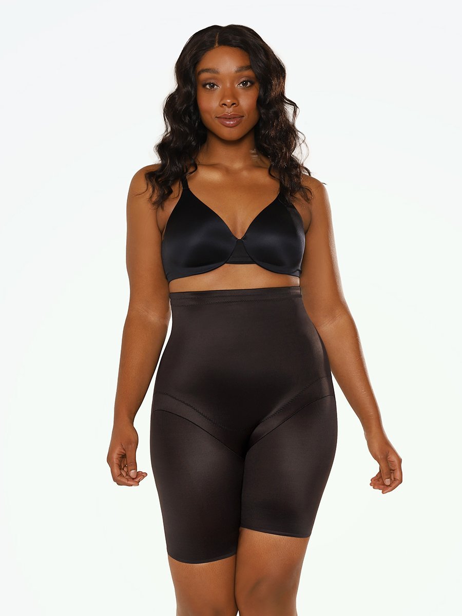 Miraclesuit Flexible Fit Plus High Waisted Thigh Slimmer black